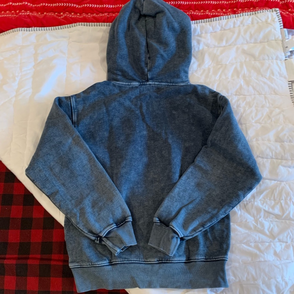 NWOT TNA The Perfect Hoodie, Size XS, Deep Indigo Colour - Picture 8 of 9